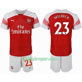 Billige Fotballdrakter Arsenal WELBECK 23 Barn Hjemmedraktsett 2018/19 Kortermet